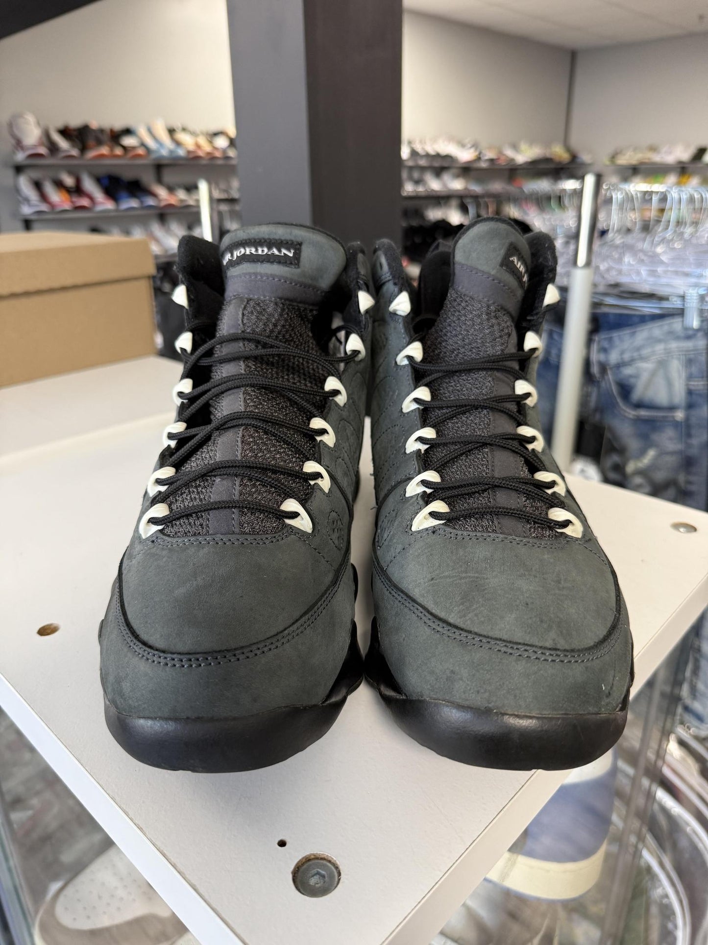 Jordan 9 "Anthracite" Used Size 11.5