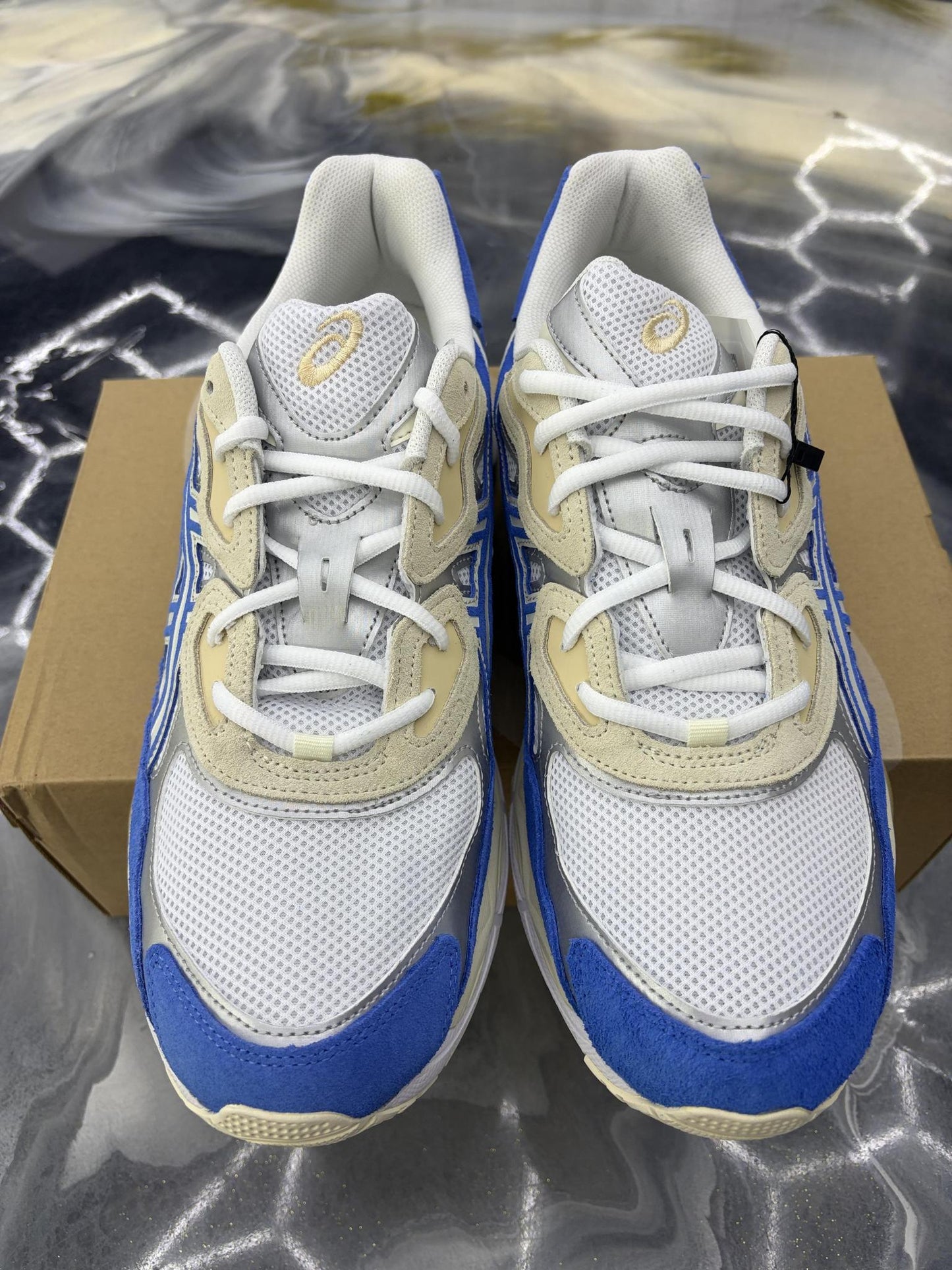Asic Gel-NYC "White Blue Coast" Size 13