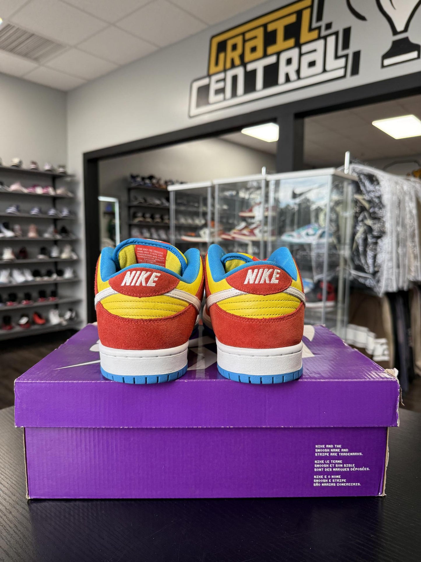 Nike Dunk Low SB "Bart Simpson" Used Size 11