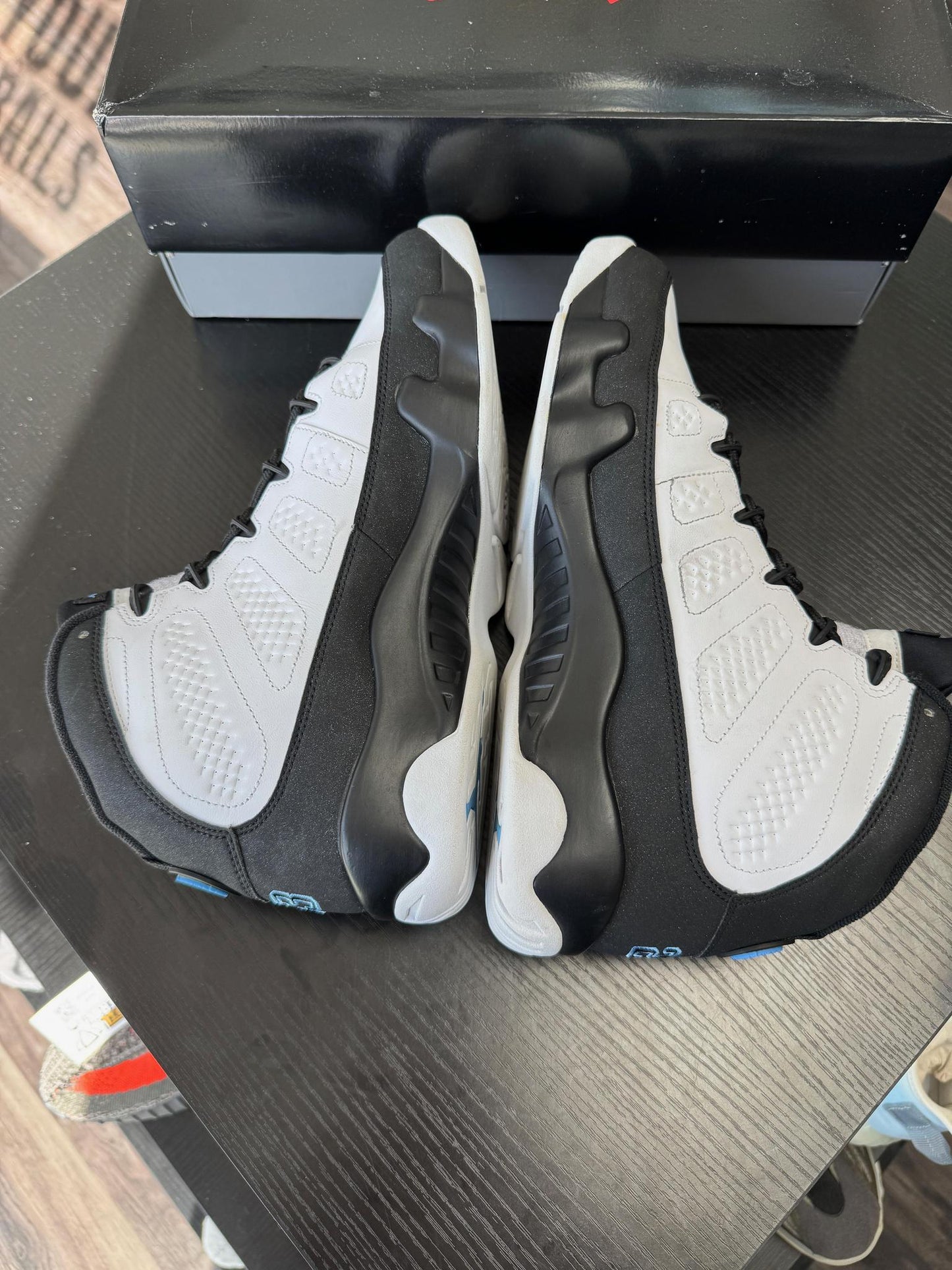 Jordan 9 "University Blue" Used Size 11