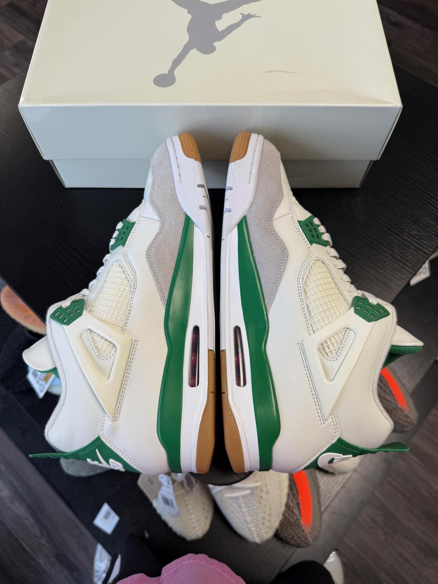 Jordan 4 x Nike SB "Pine Green" Used Size 13