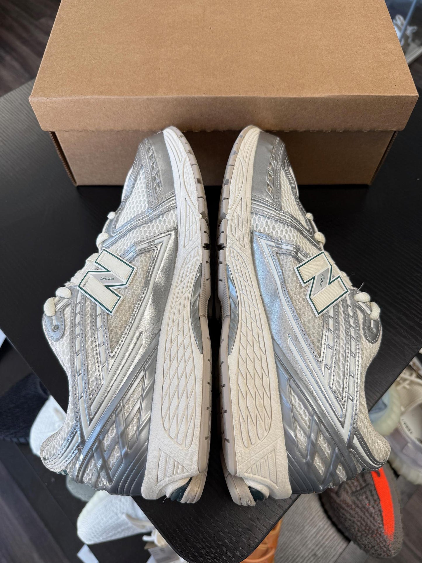 New Balance 1906R "Metallic Sea Salt" Used Replacement Box Size 13