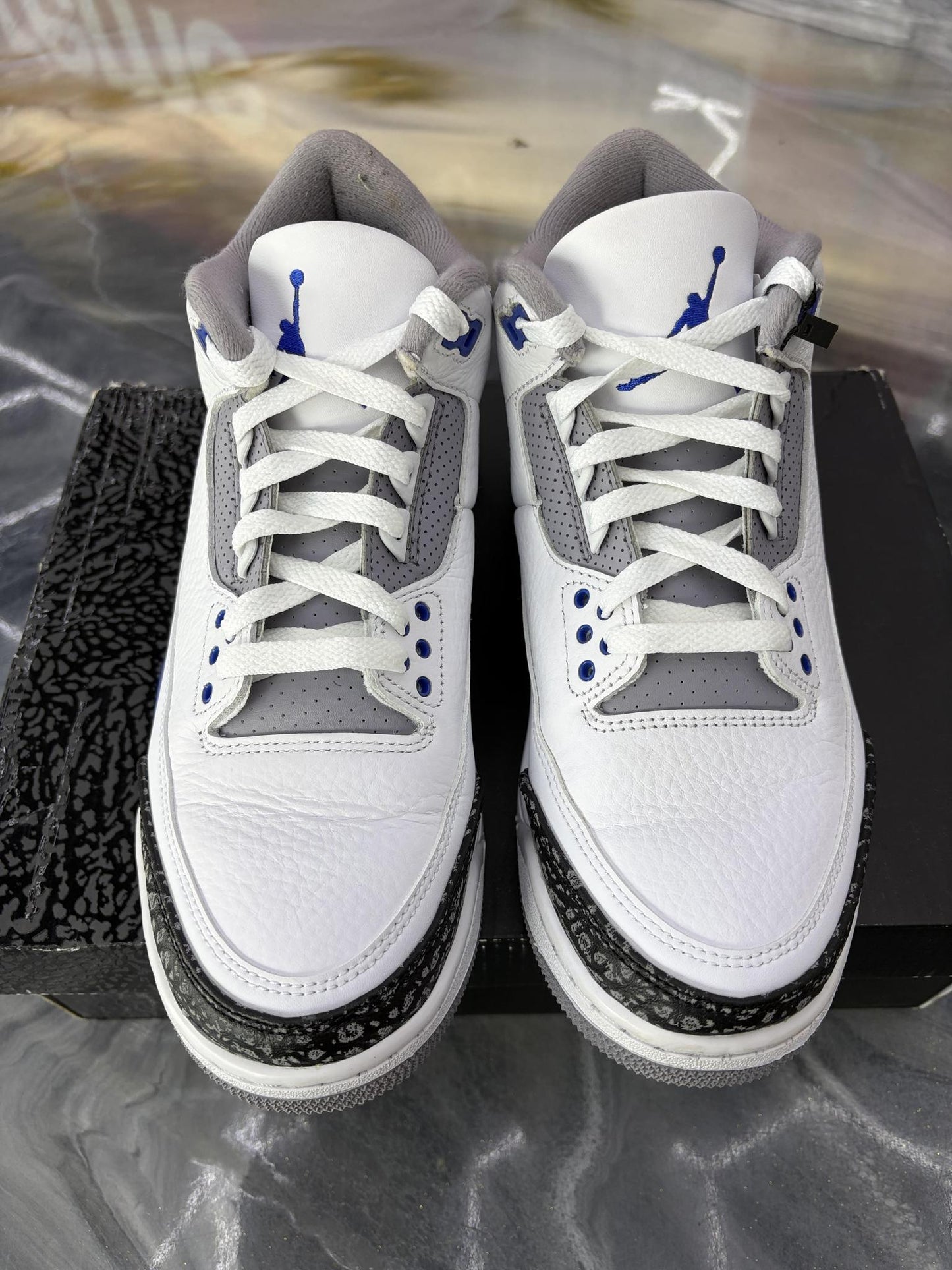 Jordan 3 "Racer Blue" Used Size 8