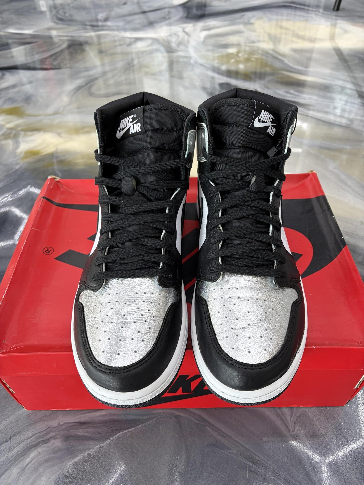 Jordan 1 "Silver Toe" Used Size 13