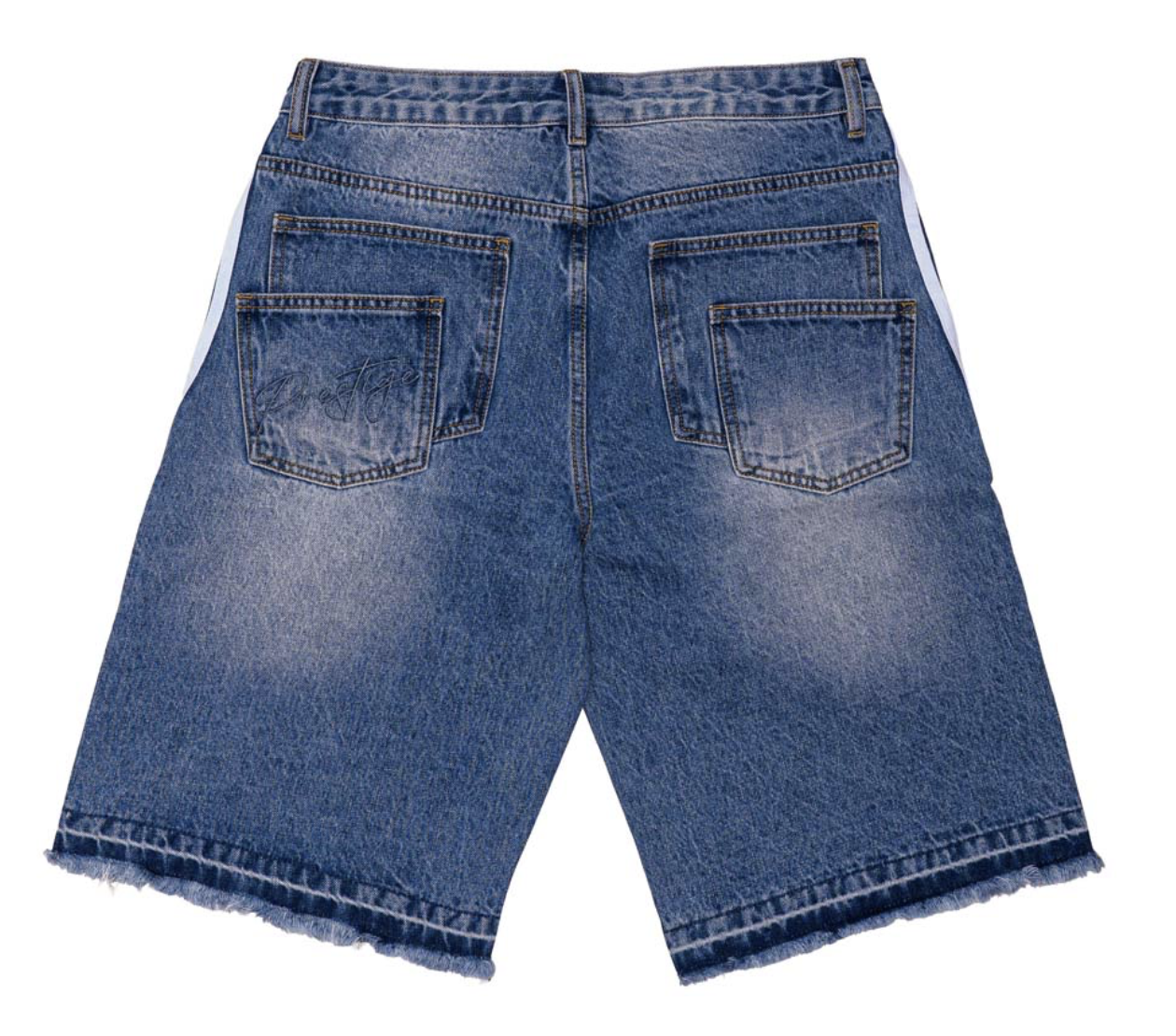 Prestige Striped Jorts "Blue"