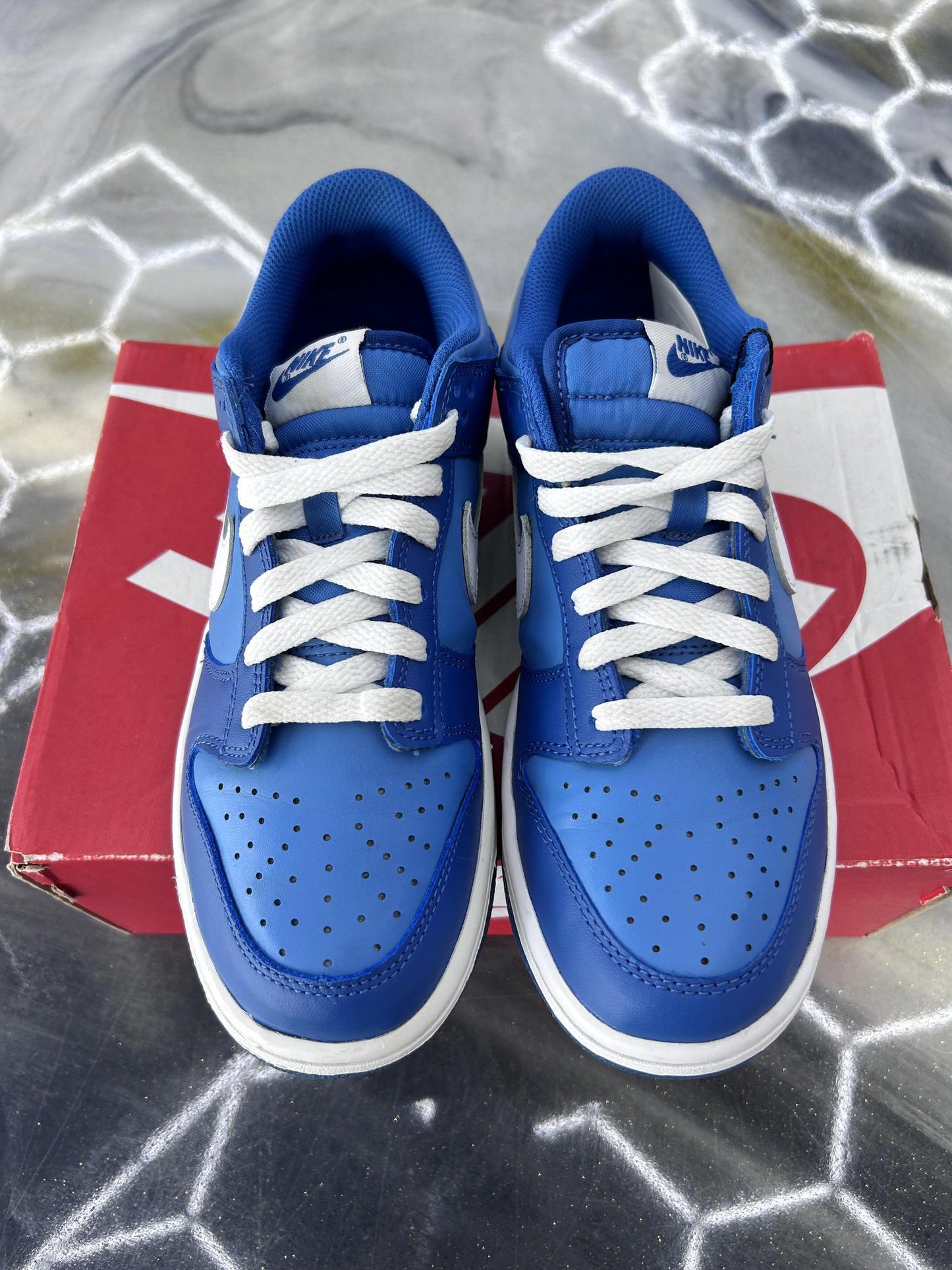 Nike Dunk Low "Marina Blue" Used Size 7Y/8.5W