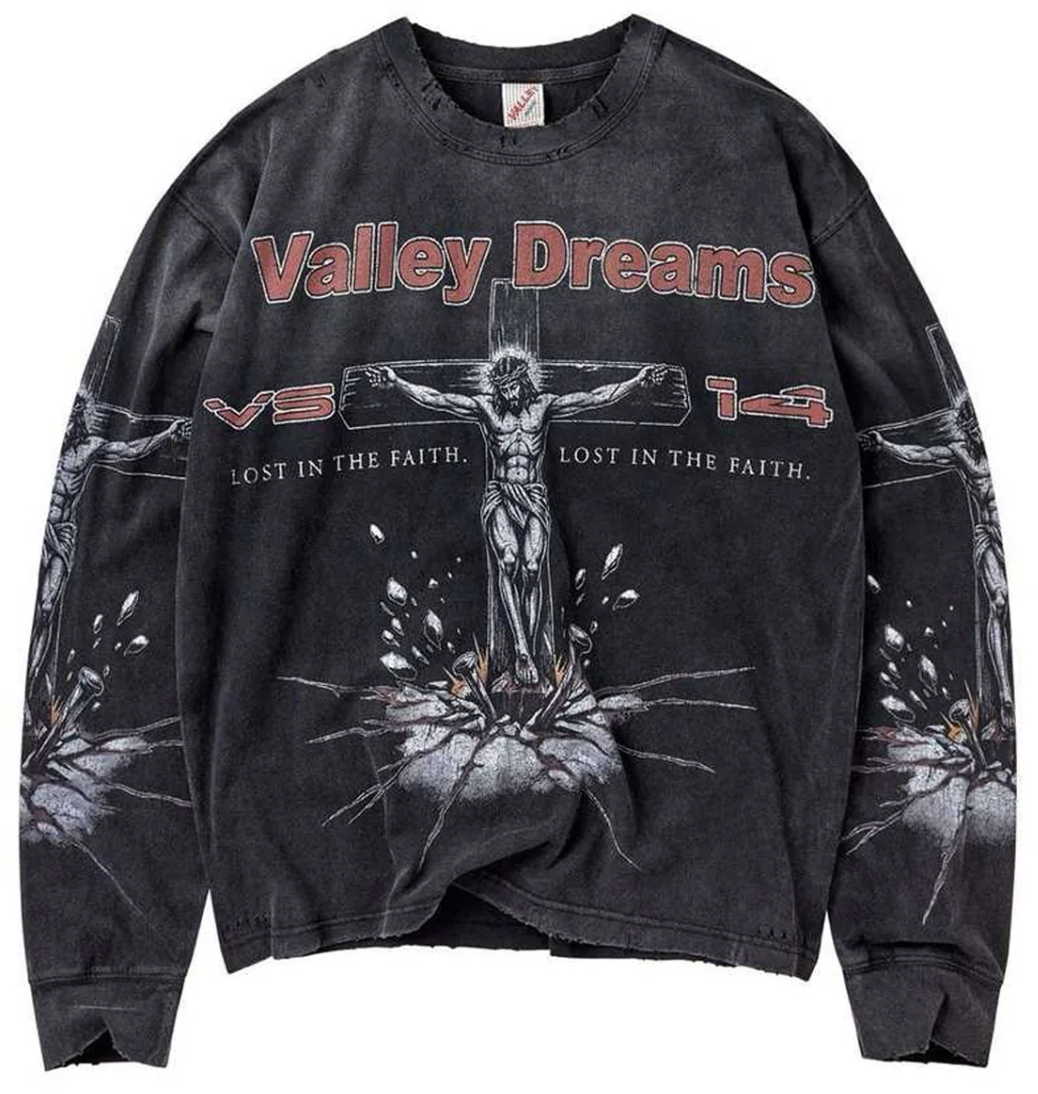 Vale Concrete Cross Long Sleeve "Black"