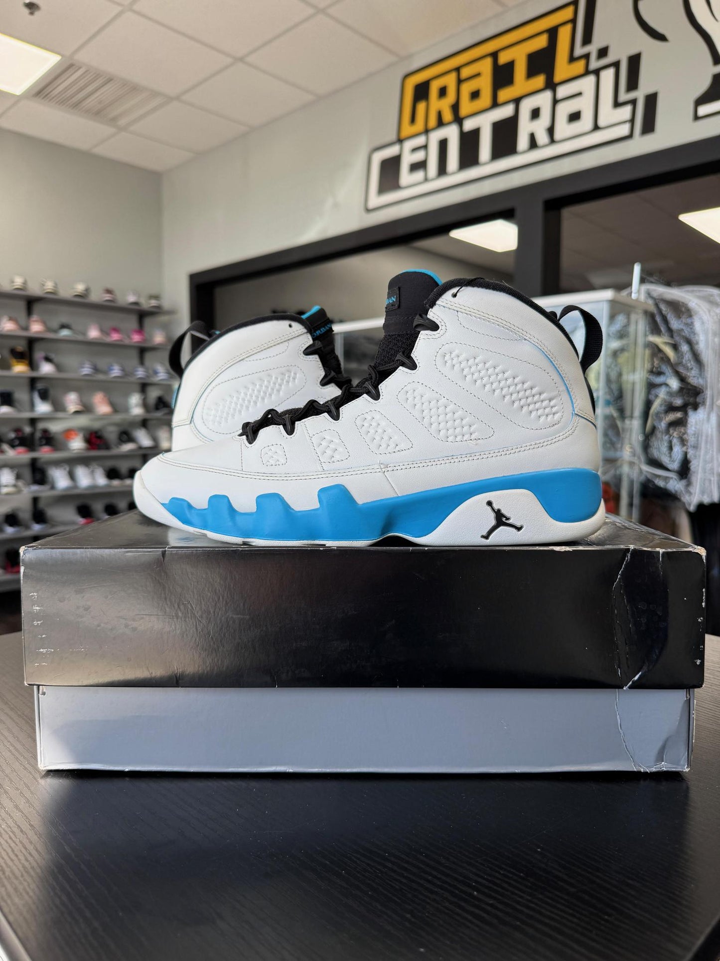 Jordan 9 "Powder Blue" Used Size 12