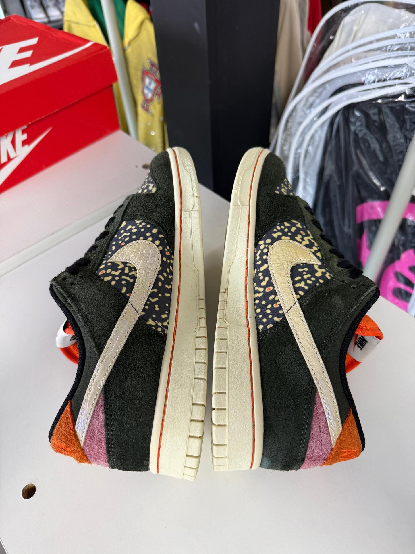 Nike Dunk Low "Gone Fishing" Used Size 10