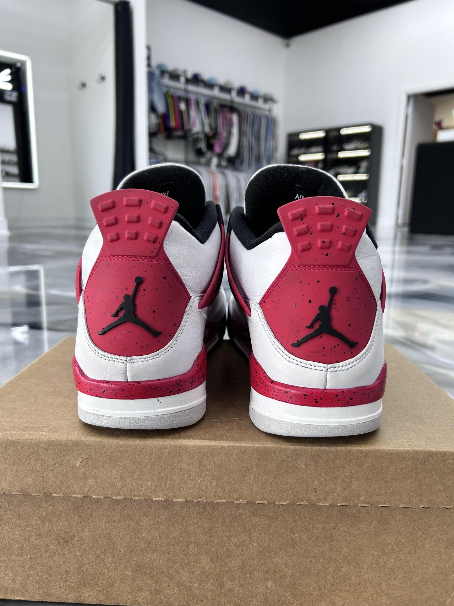 Jordan 4 "Red Cement" Used Size 13