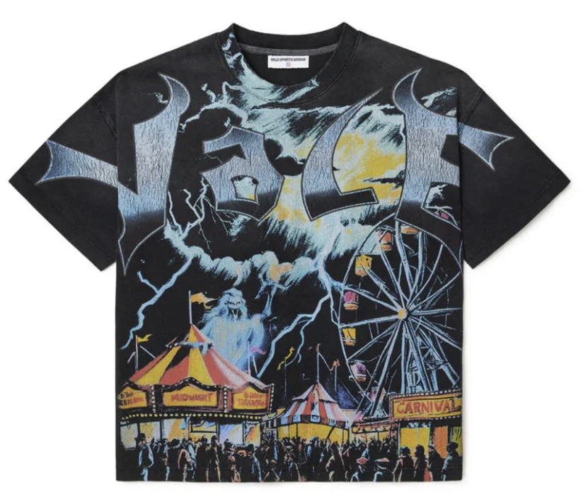 Vale Festival Tee "Washed Black"