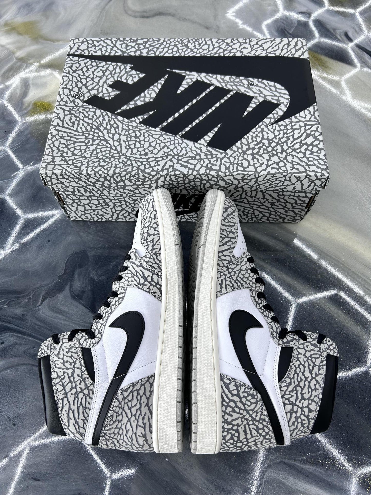 Jordan 1 "White Cement" Used Size 12