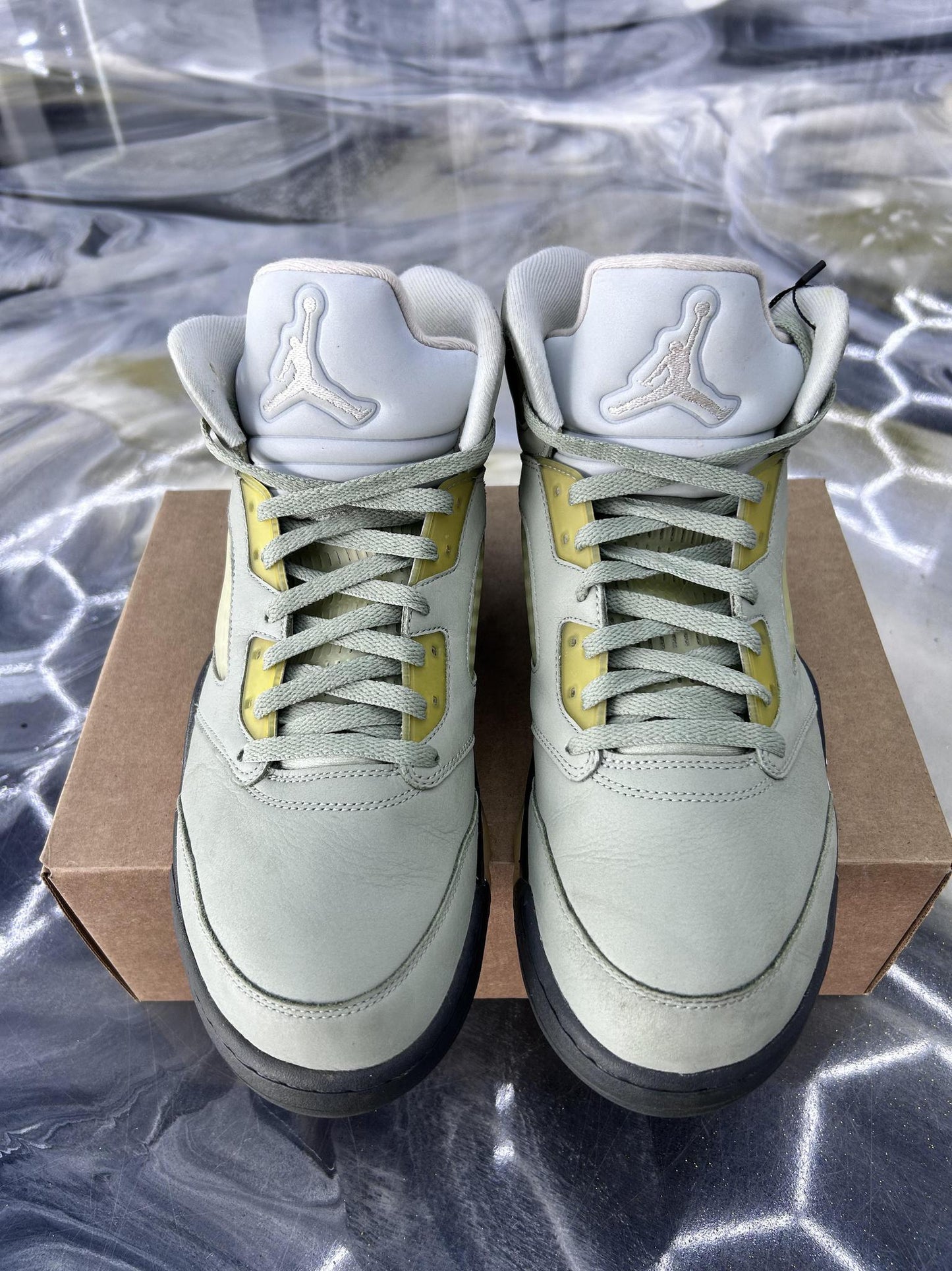 Jordan 5 "Jade Horizon" Used Size 13