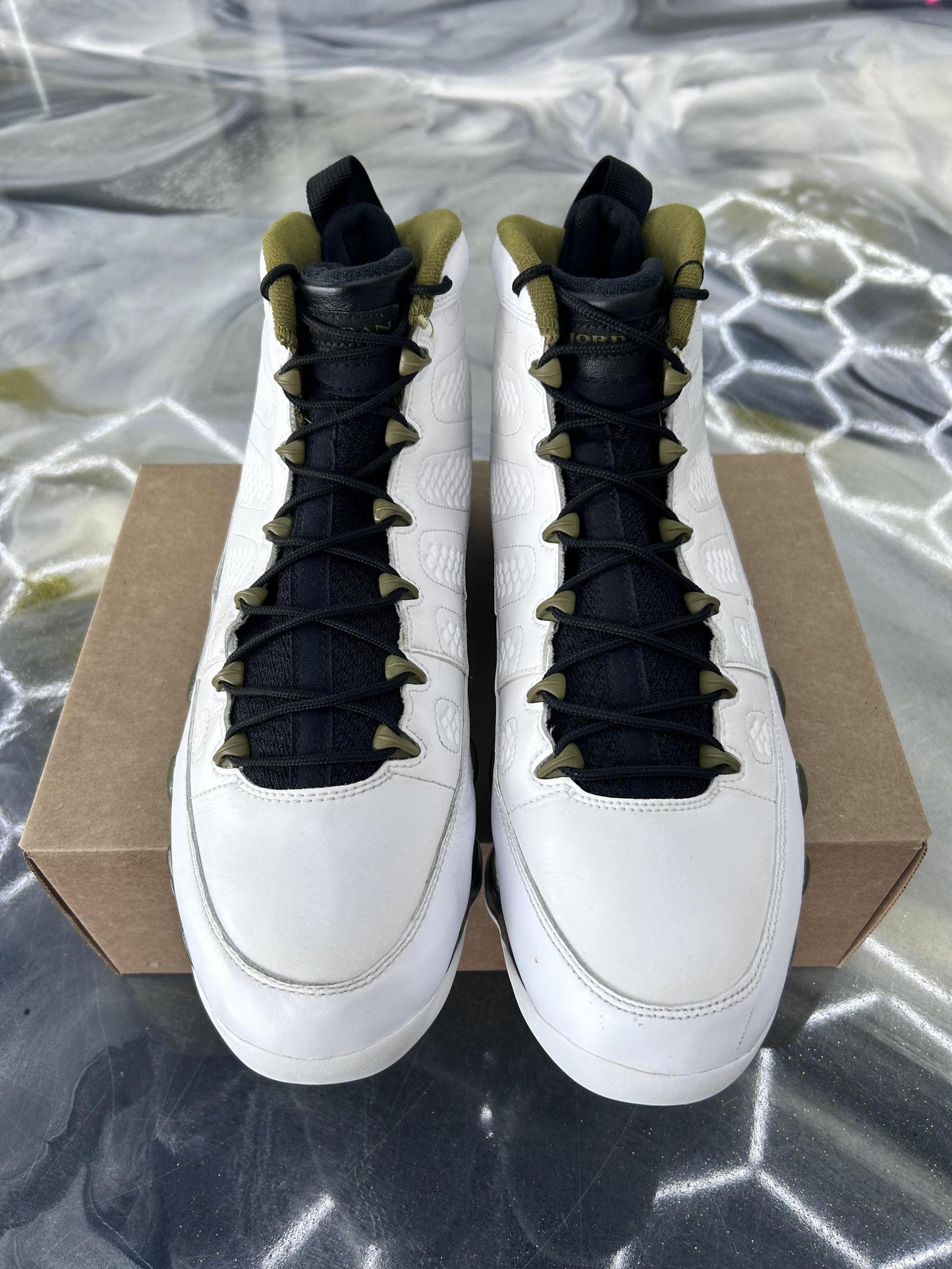 Jordan 9 "Statue" Used Size 14
