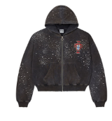 Vale Pluto Clustered Zip Up "Black"