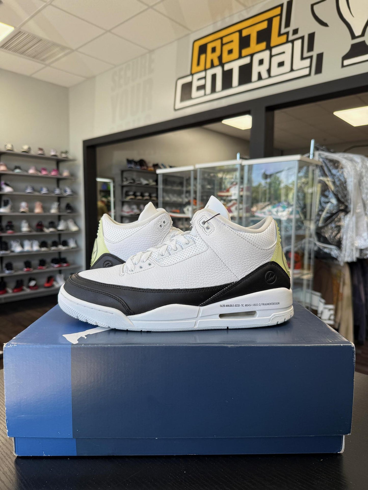 Jordan 3 "Fragment" Used Size 10.5