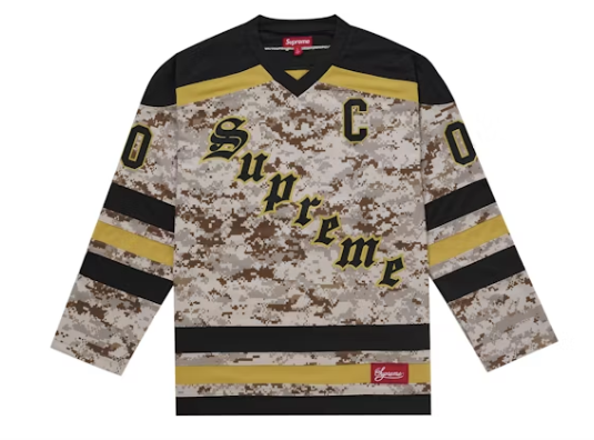 Supreme Fire & Ice Hockey Jersey "Digi Camo"