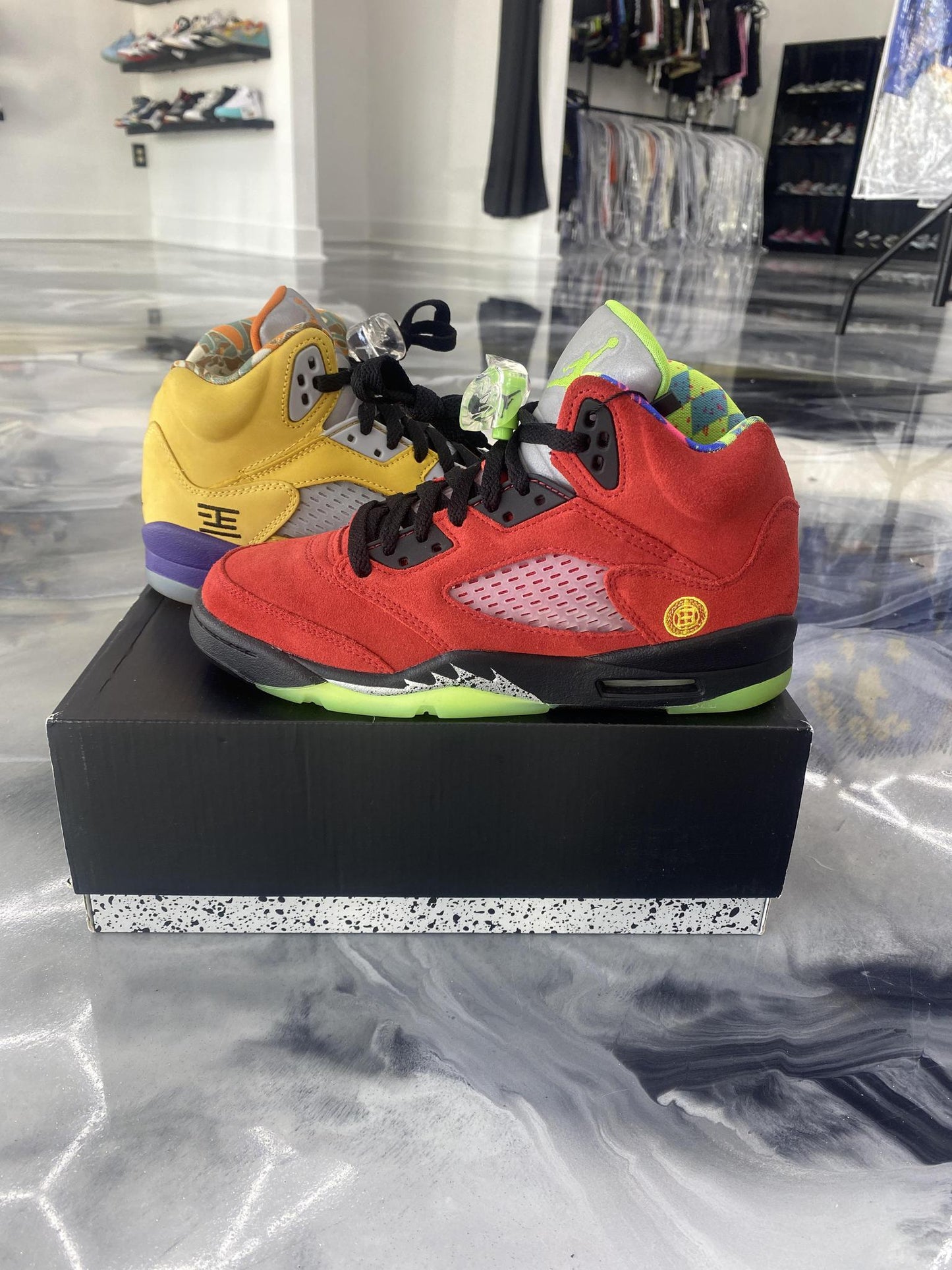 Jordan 5 "What The" Used Size 5Y/6.5
