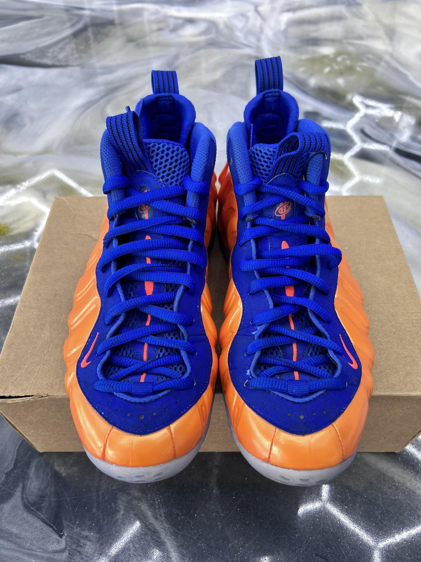 Nike Foamposite "Knicks" Used Size 10