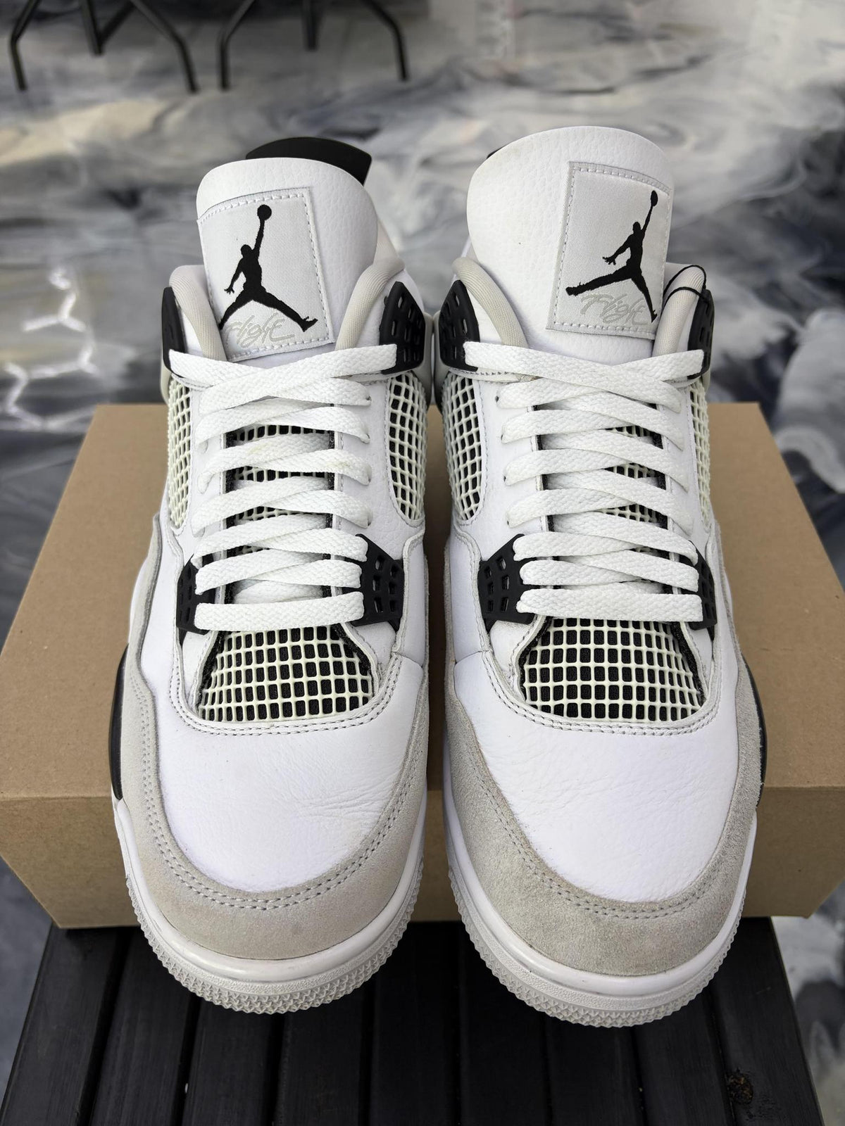Jordan 4 "Military Black" Used Size 11.5