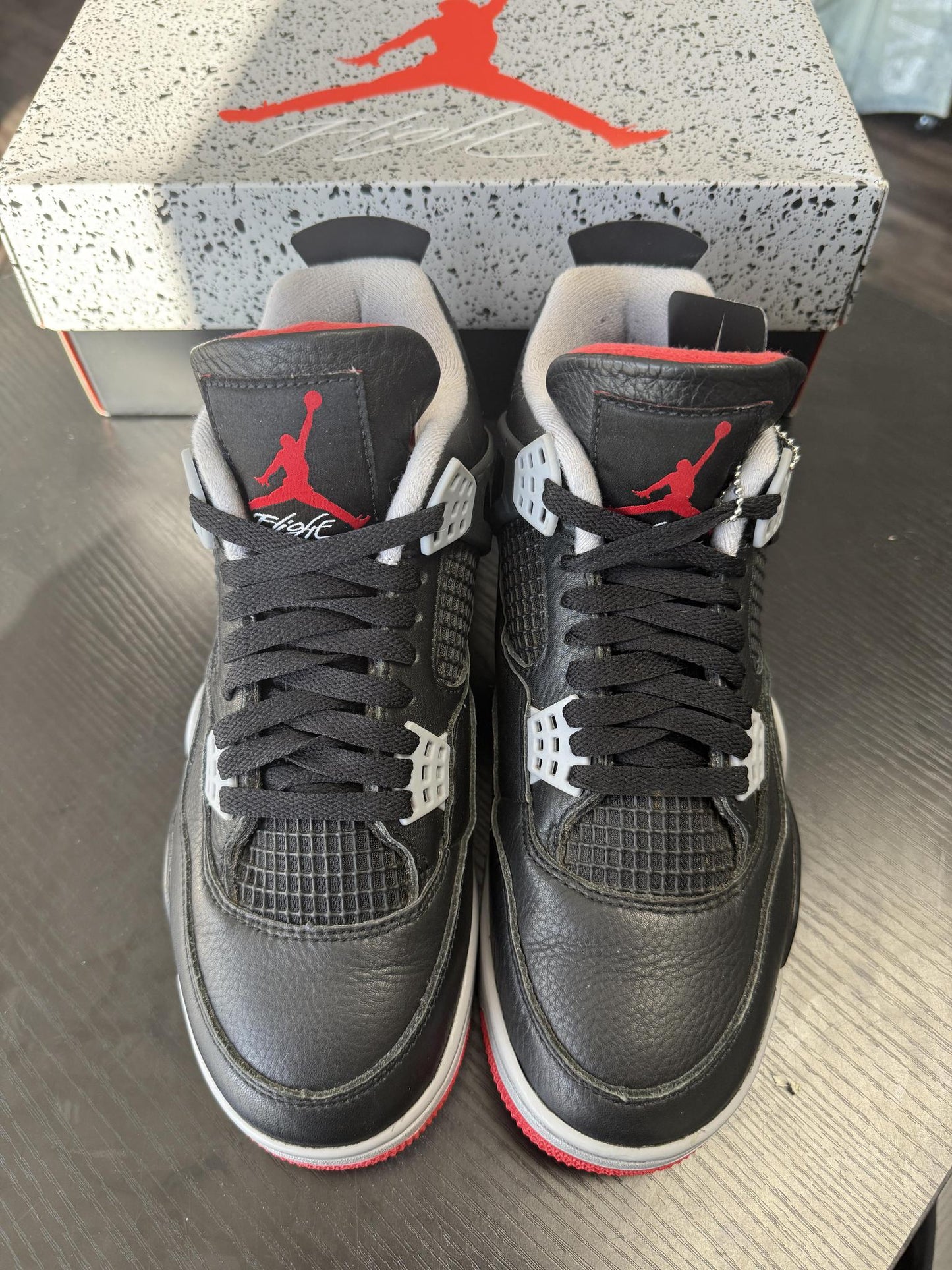 Jordan 4 "Bred Reimagined" Used Size 8