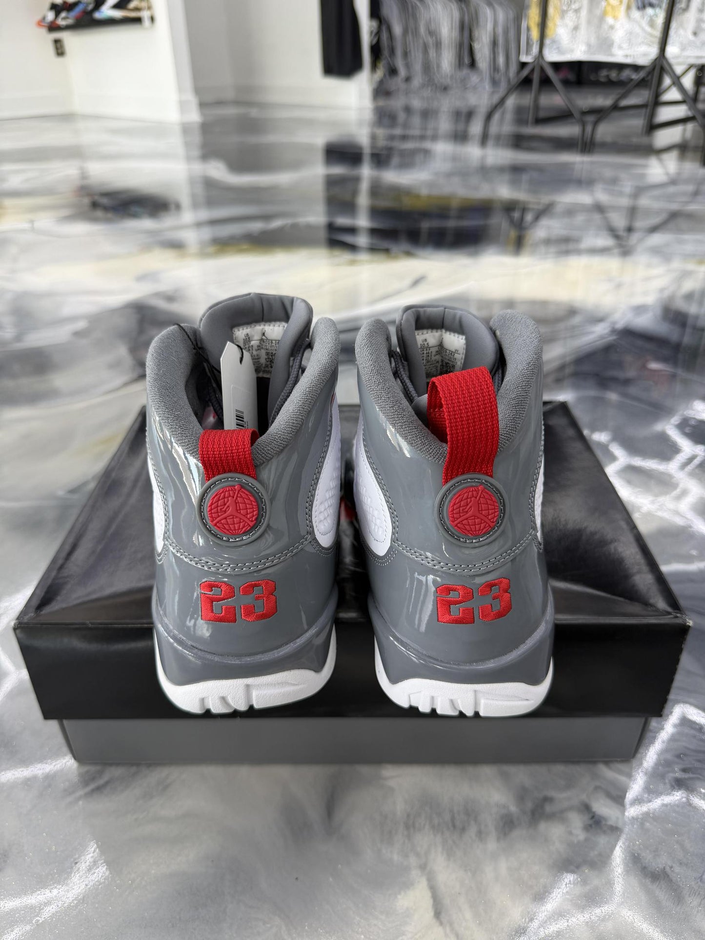 Jordan 9 "Fire Red" Used Size 10.5