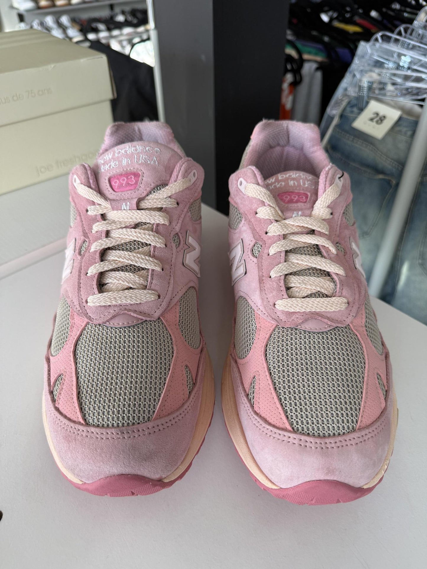 New Balance 993 x JFG "Pink" Used Size 13