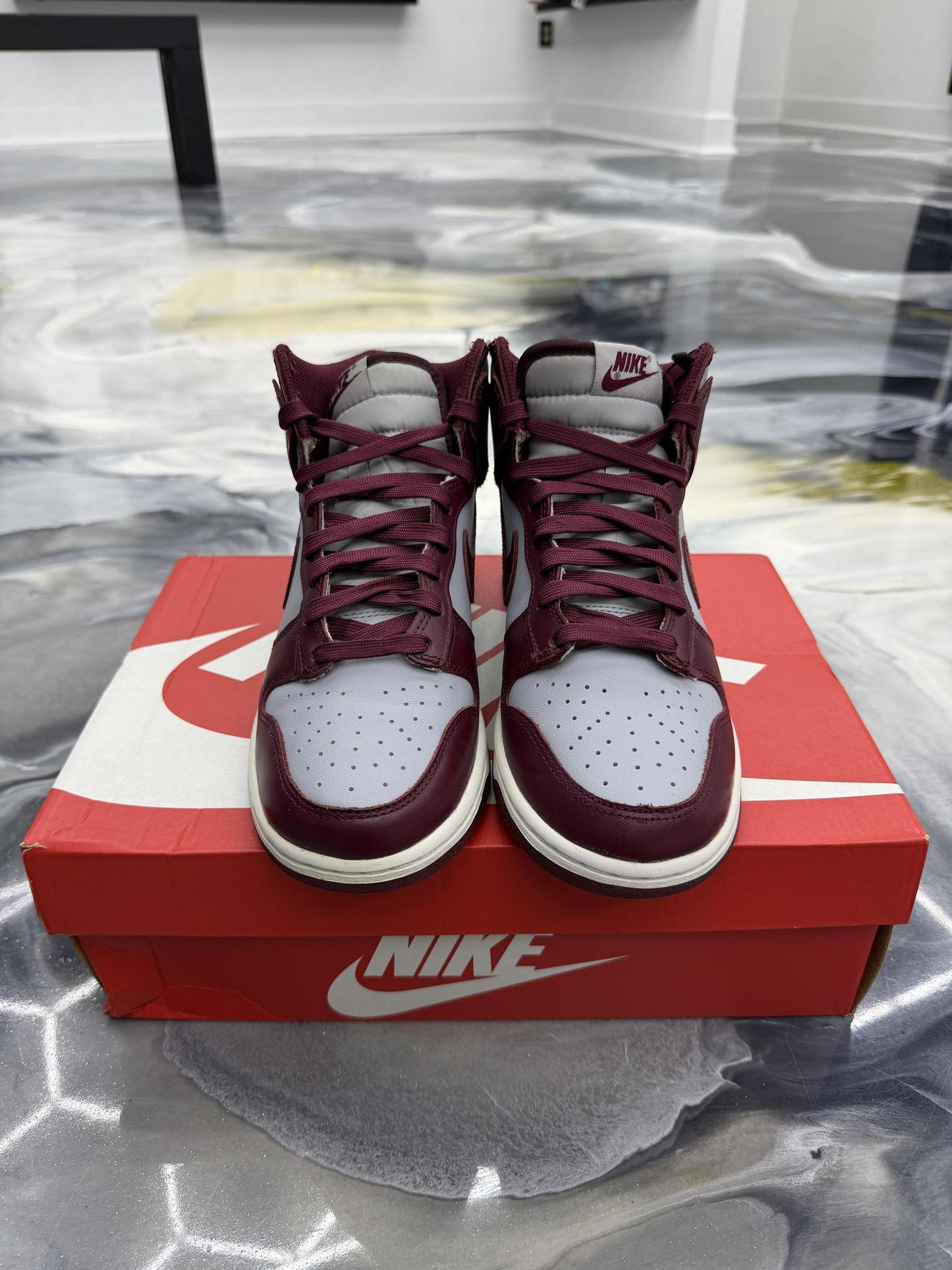 Nike Dunk High "Beetroot" Used Size 7Y/8.5W