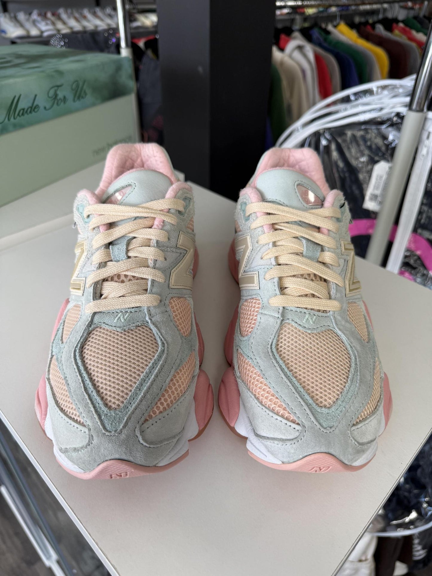 New Balance 9060 x JFG "Baby Shower Blue" Used Size 9.5