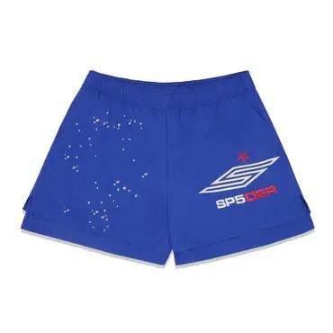 Sp5der Double Layer Shorts "Pro Blue"