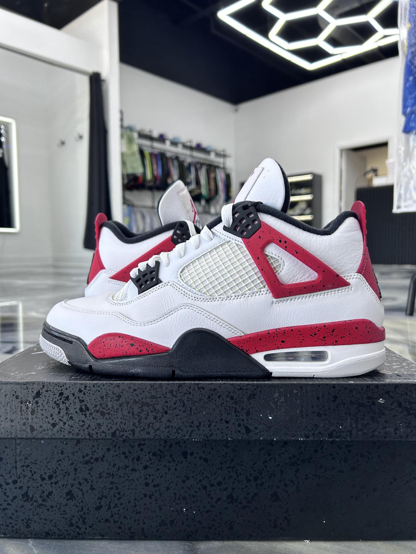 Jordan 4 "Red Cement" Used Size 10