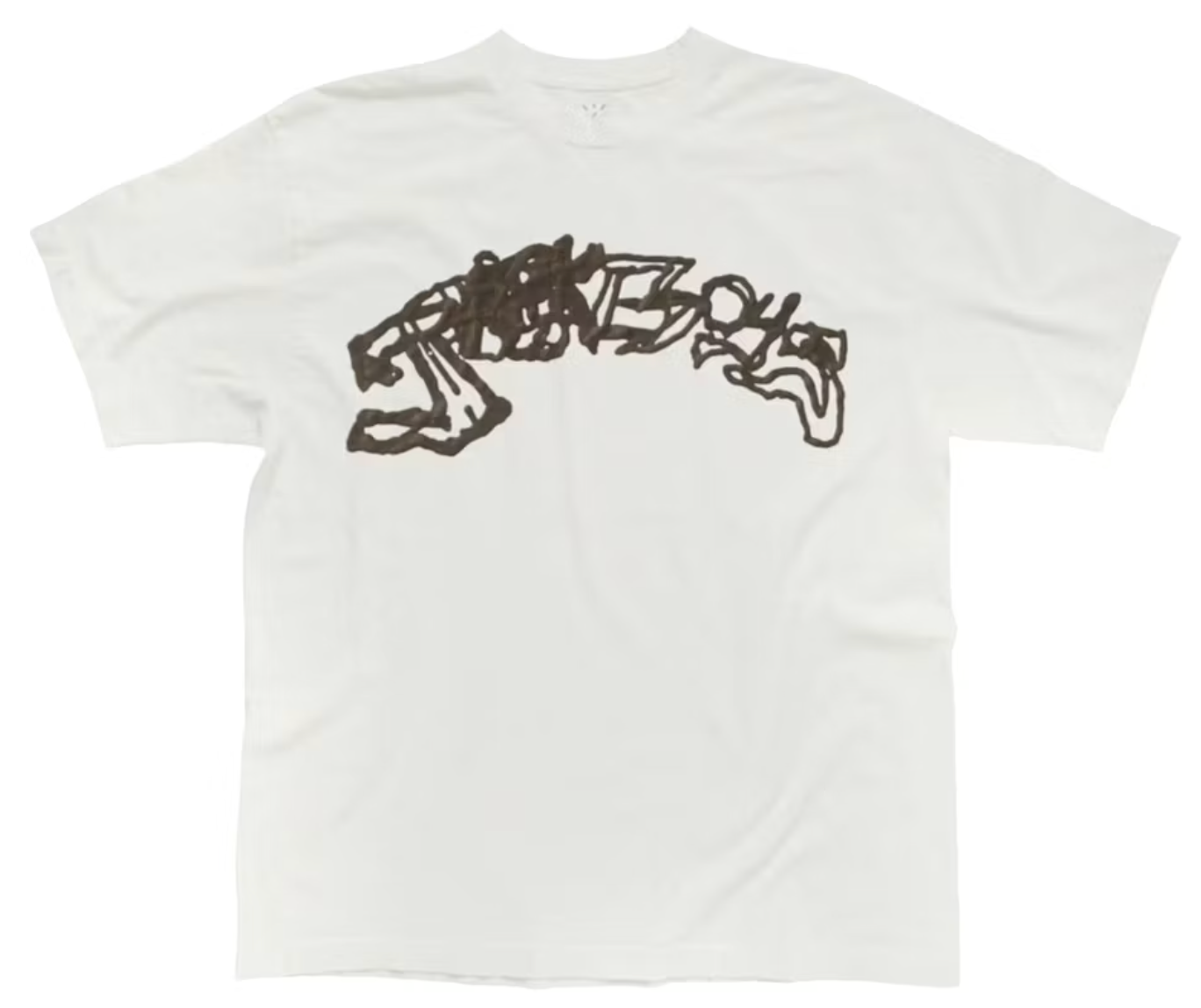 Travis Scott Jackboys Tee "C2 White/Brown"