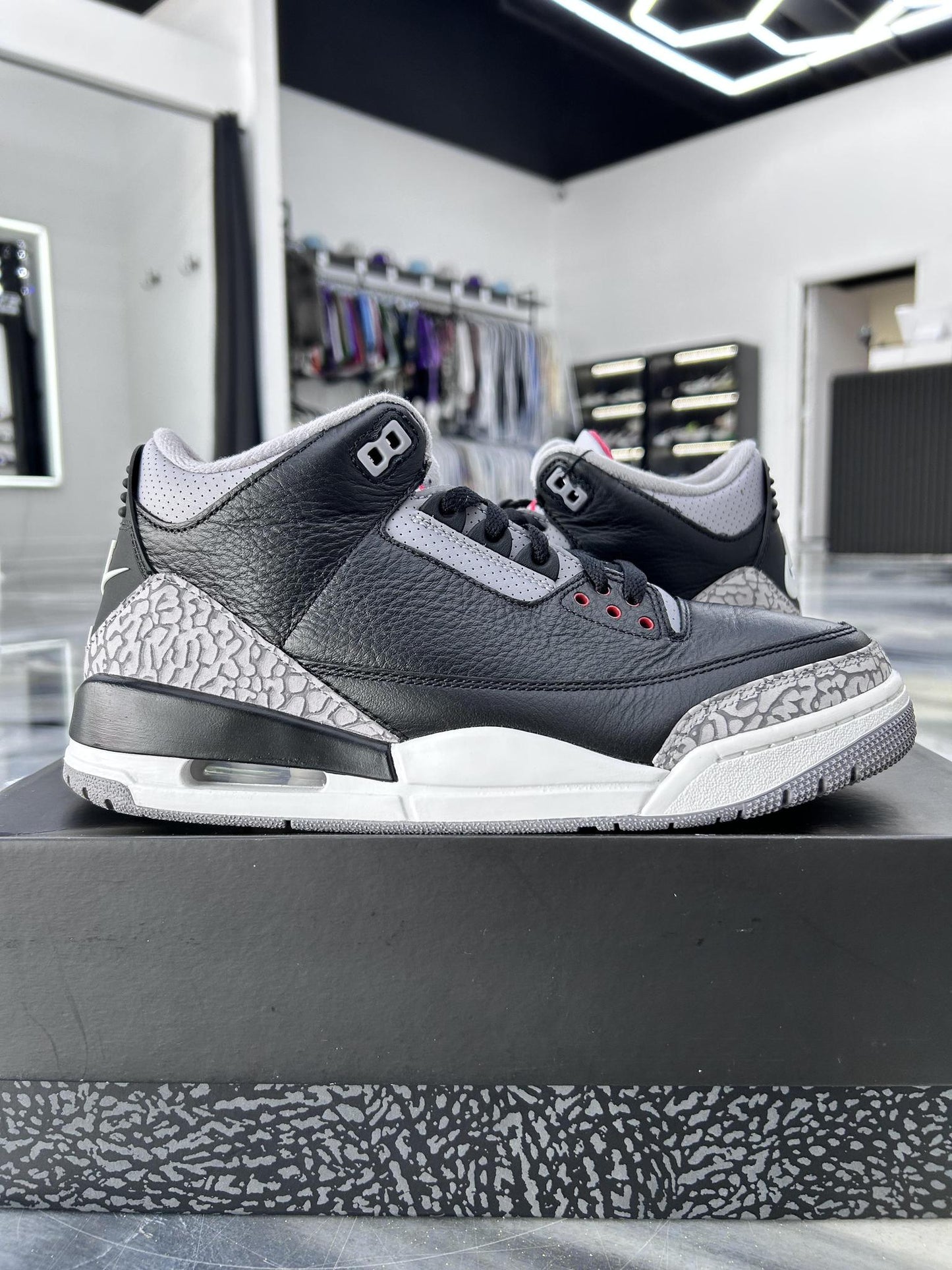 Jordan 3 "Black Cement" Used Size 9.5