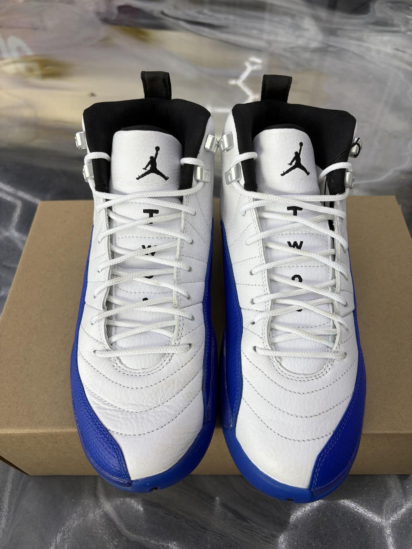 Jordan 12 "French Blue" Used Size 7Y/8.5W