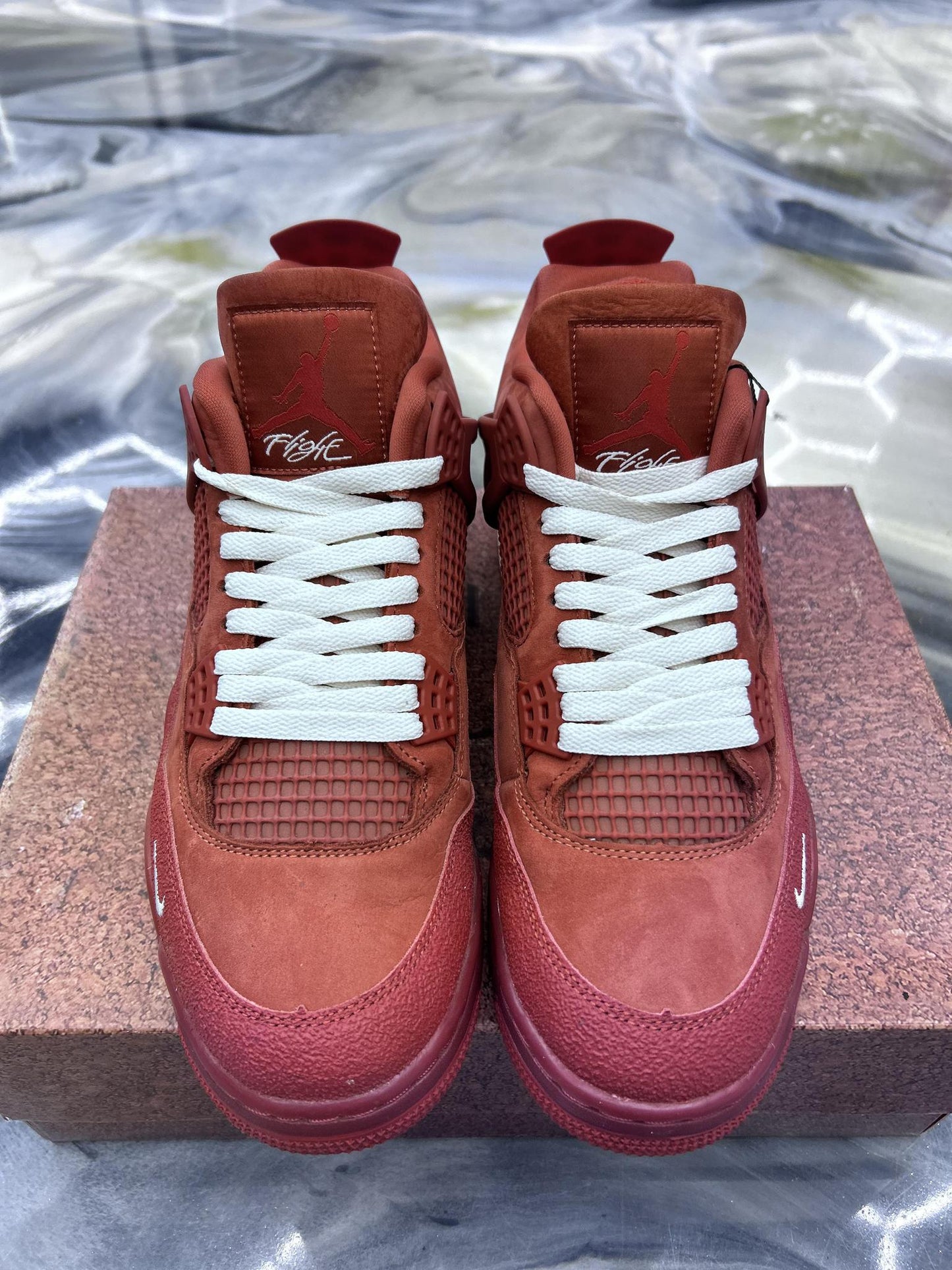 Jordan 4 x Nigel Sylvester "Brick By Brick" Used Size 10