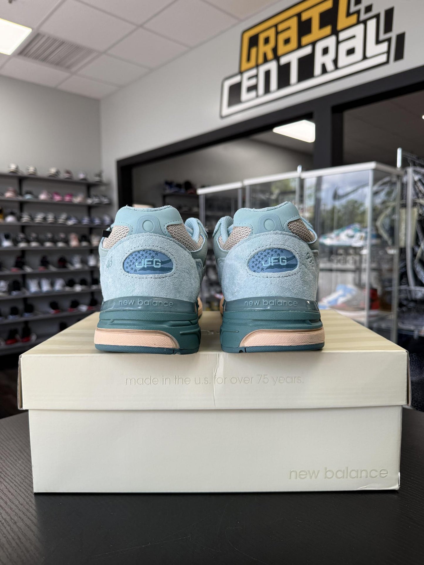 New Balance 993 x JFG "Arctic Blue" Used Size 13