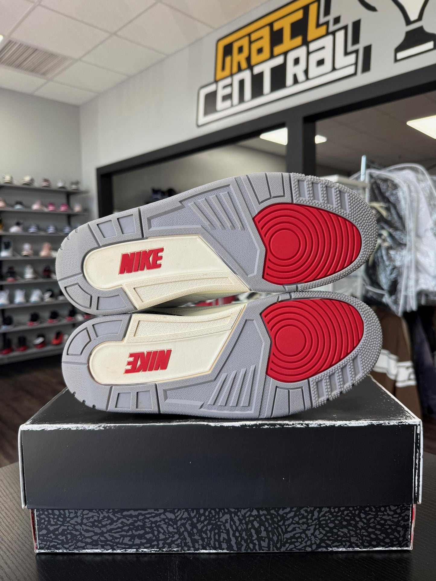 Jordan 3 "White Cement Reimagined" Used Size 10
