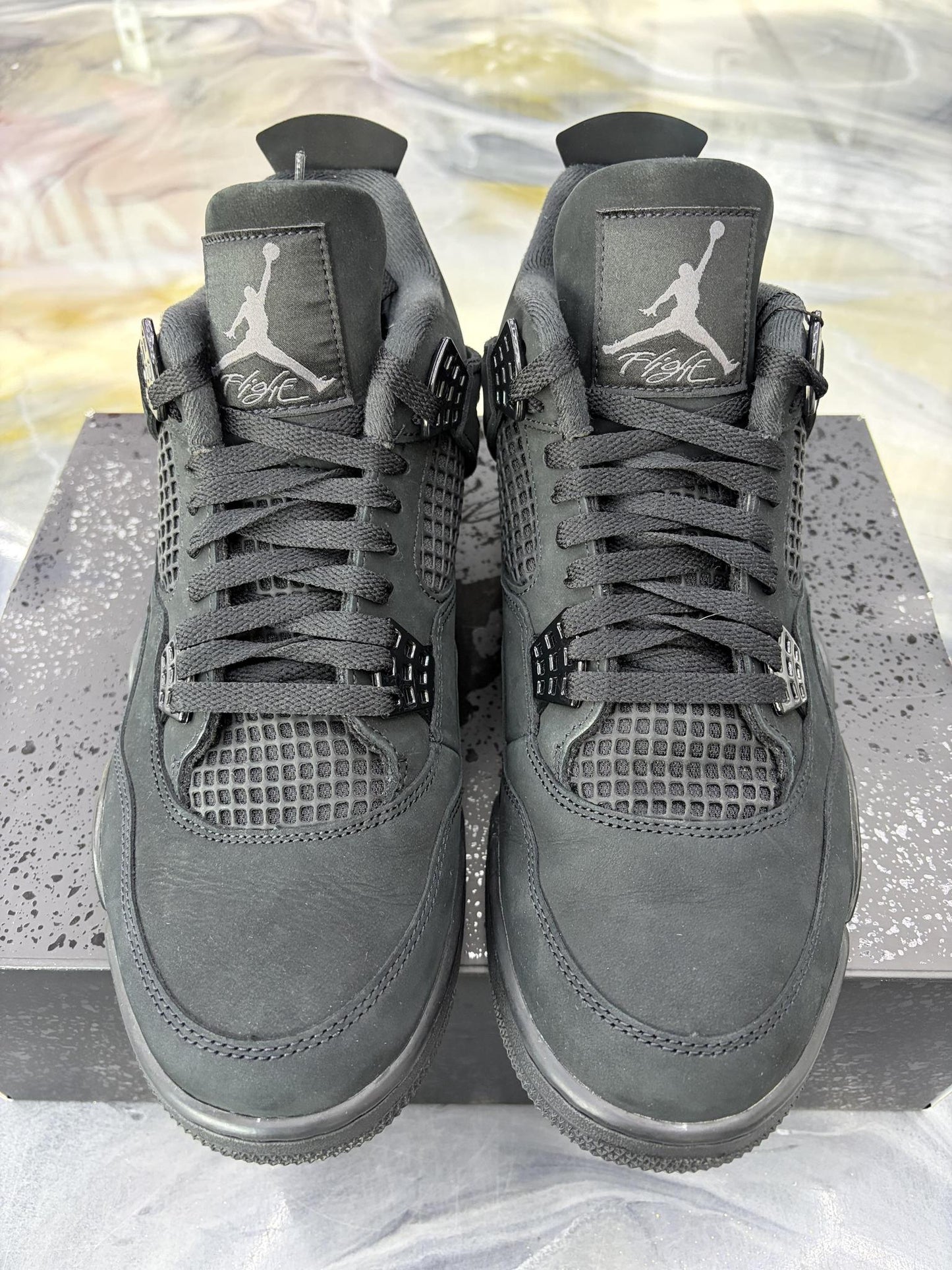 Jordan 4 "Black Cat" Used Size 12