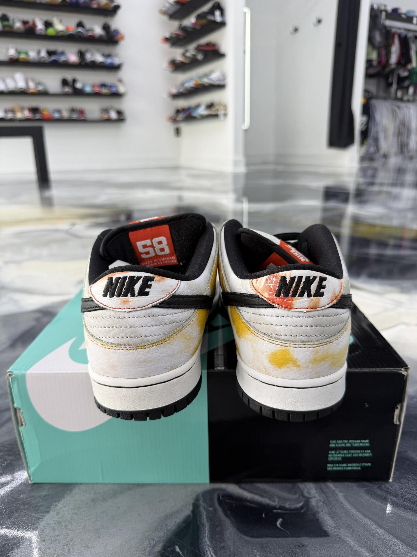 Dunk Low SB "Raygun" Used Size 10