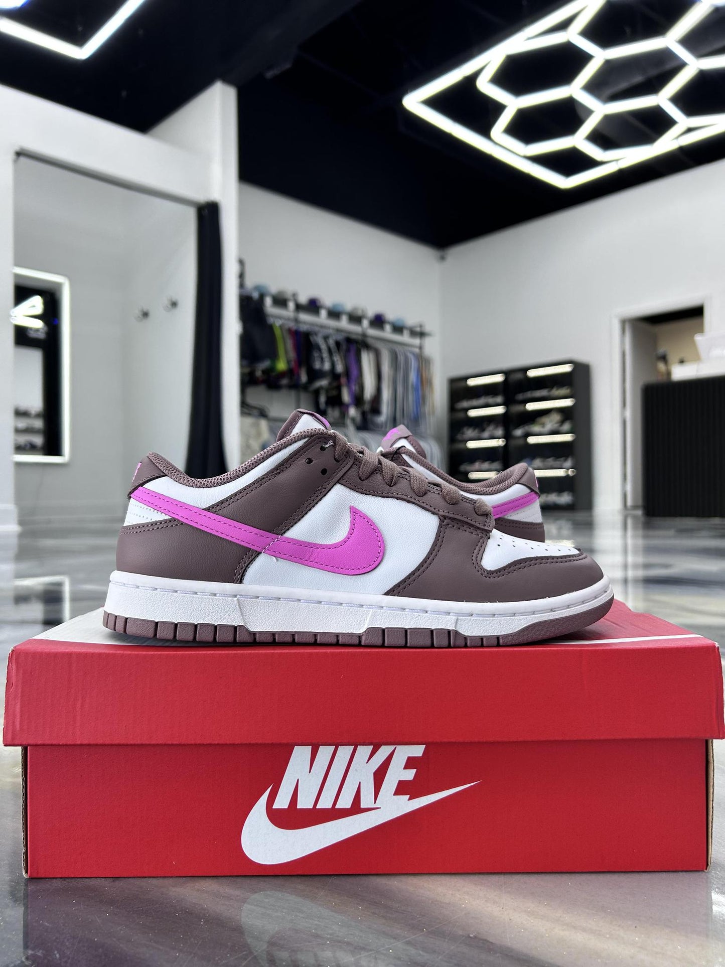 Nike Dunk Low "Mauve/Pink" Used Size 6.5Y/8W