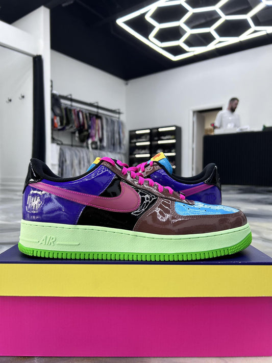 Nike Air Force 1 Low x UNDFTD "Multi-Patent" Used Size 13