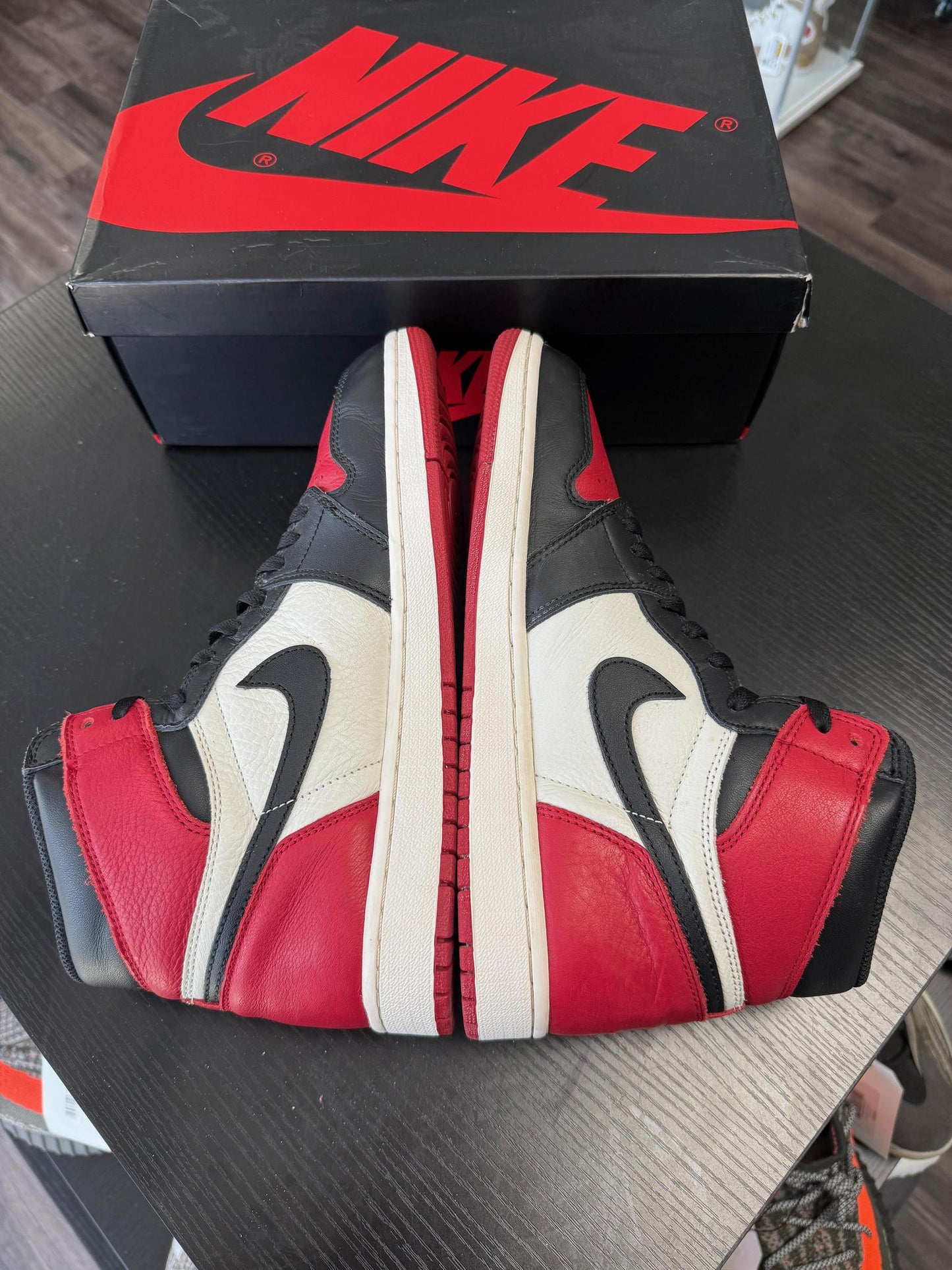 Jordan 1 "Bred Toe" Used Size 9.5