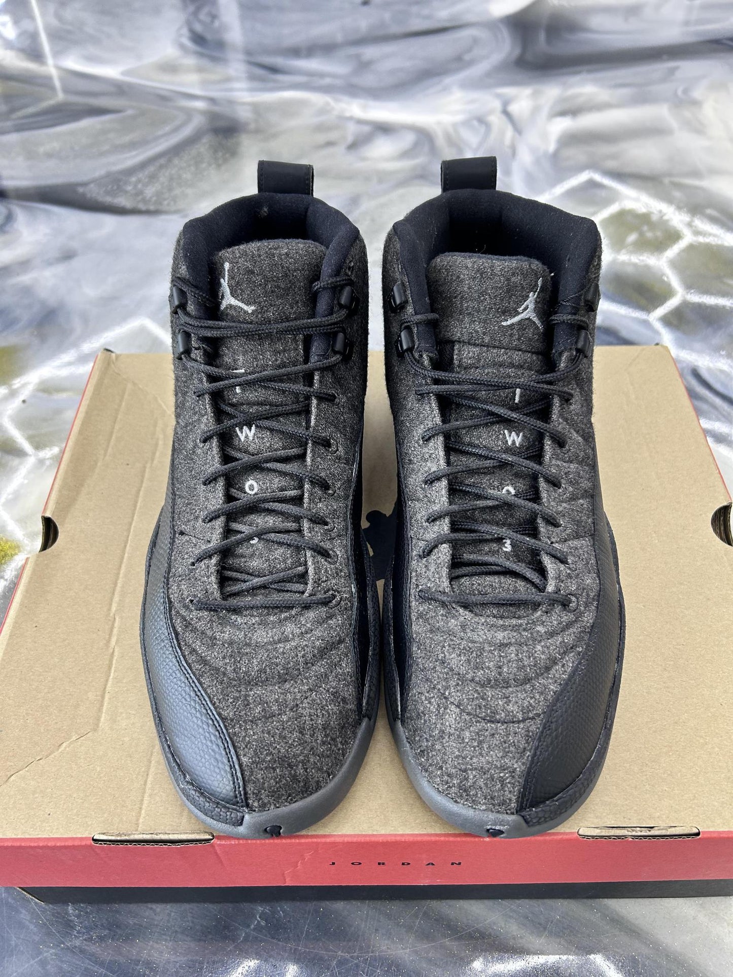 Jordan 12 "Wool" Used Size 11