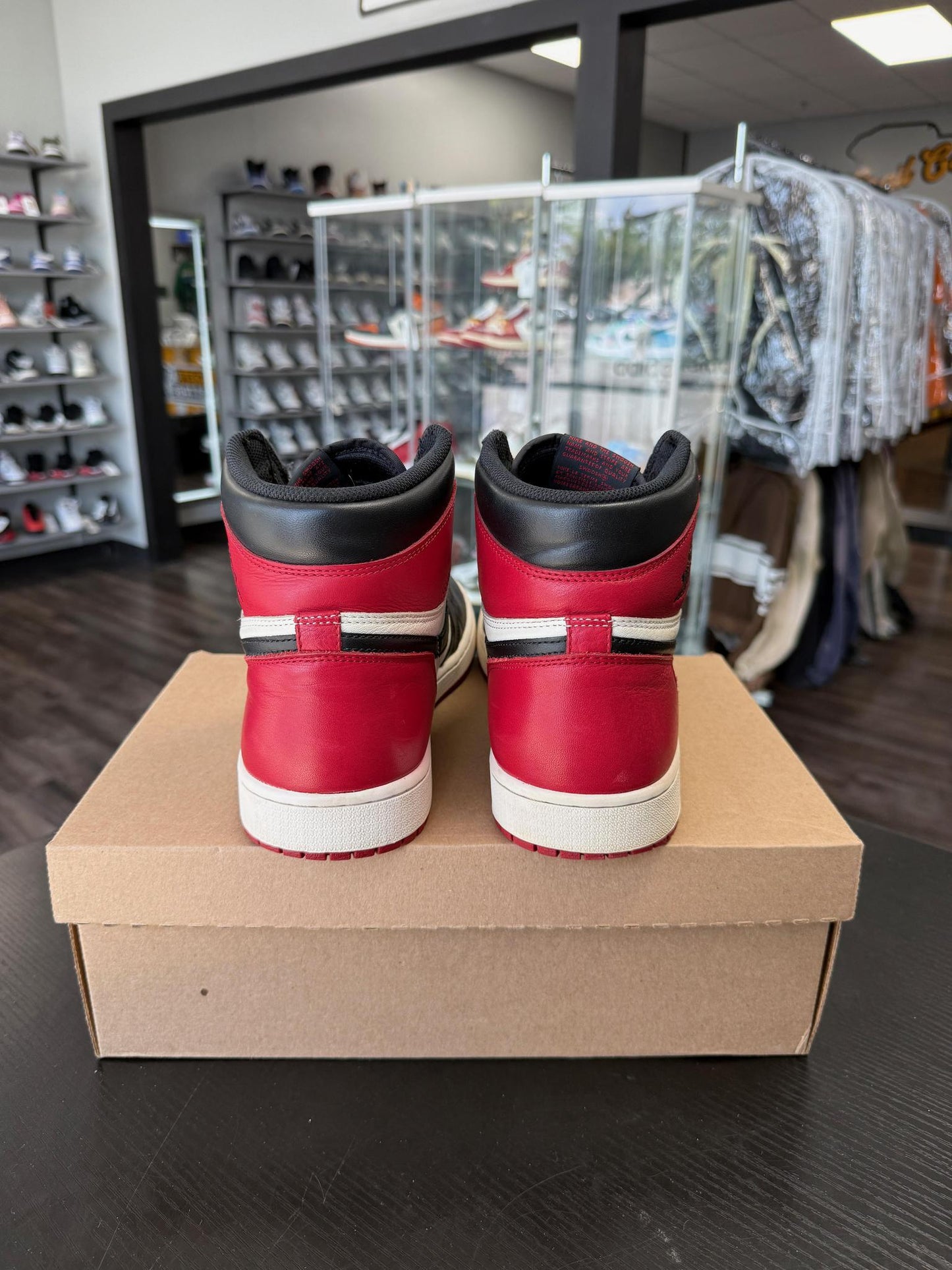 Jordan 1 "Bred Toe" Used Size 13