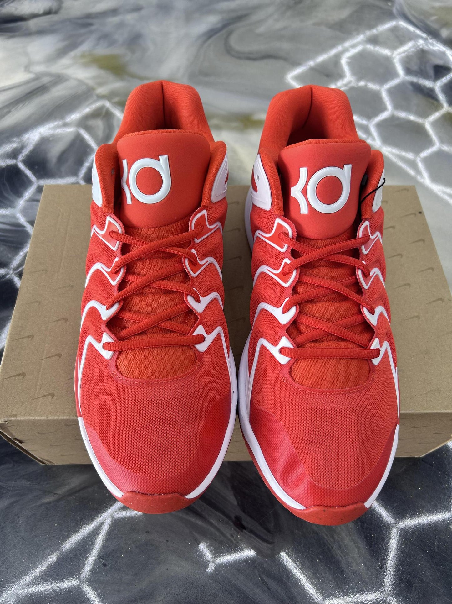 Nike KD 17 "Team Orange" Used Size 12.5