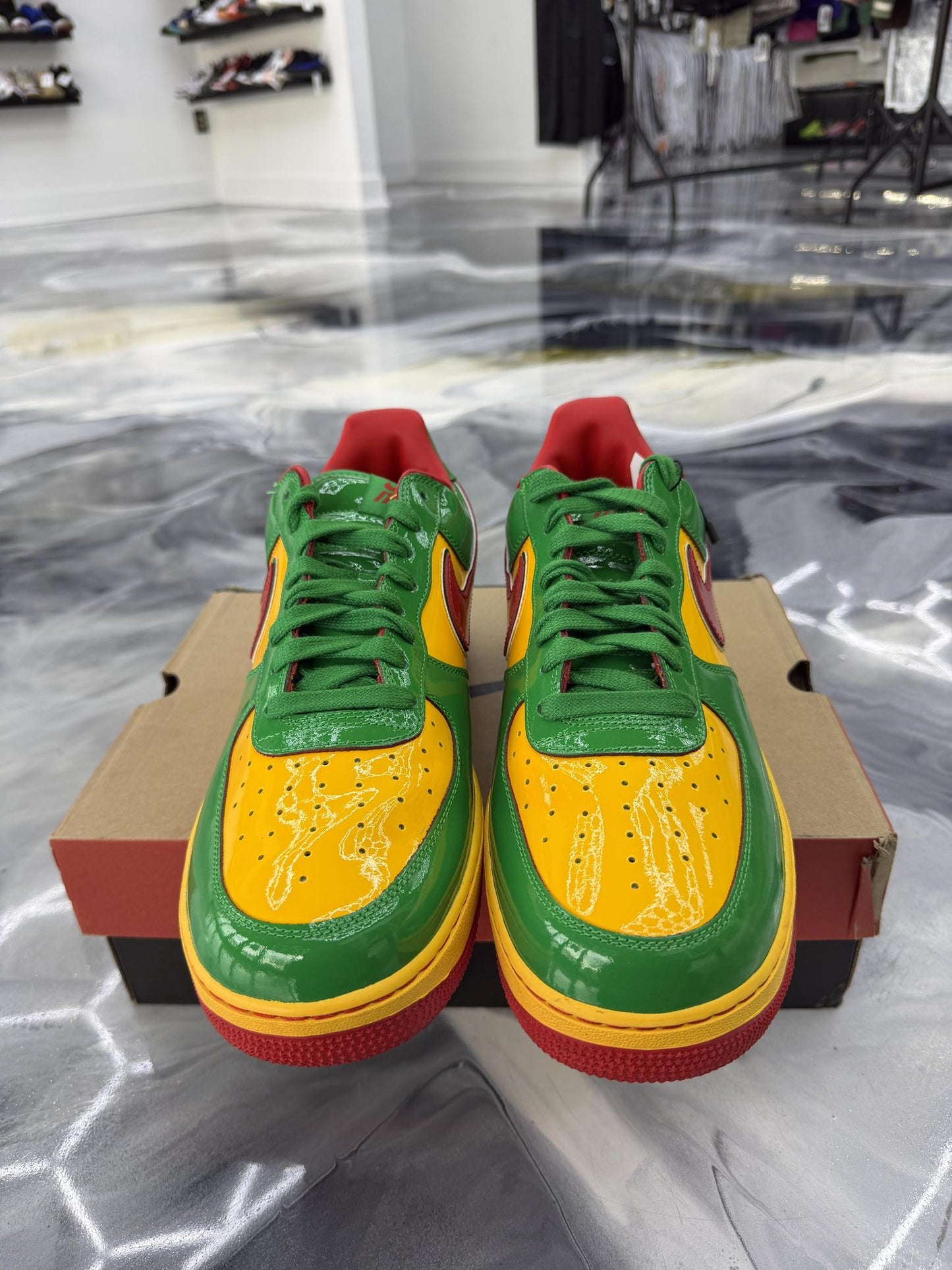 Nike Air Force One Low Lil Yachty "Concrete Boys" Used Size 14