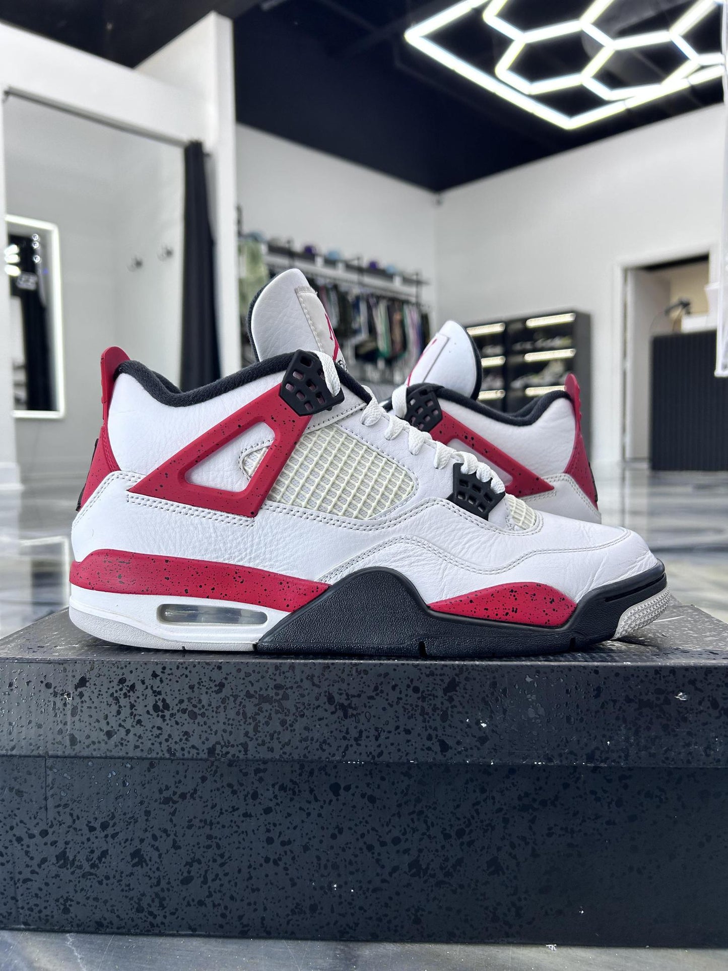 Jordan 4 "Red Cement" Used Size 10