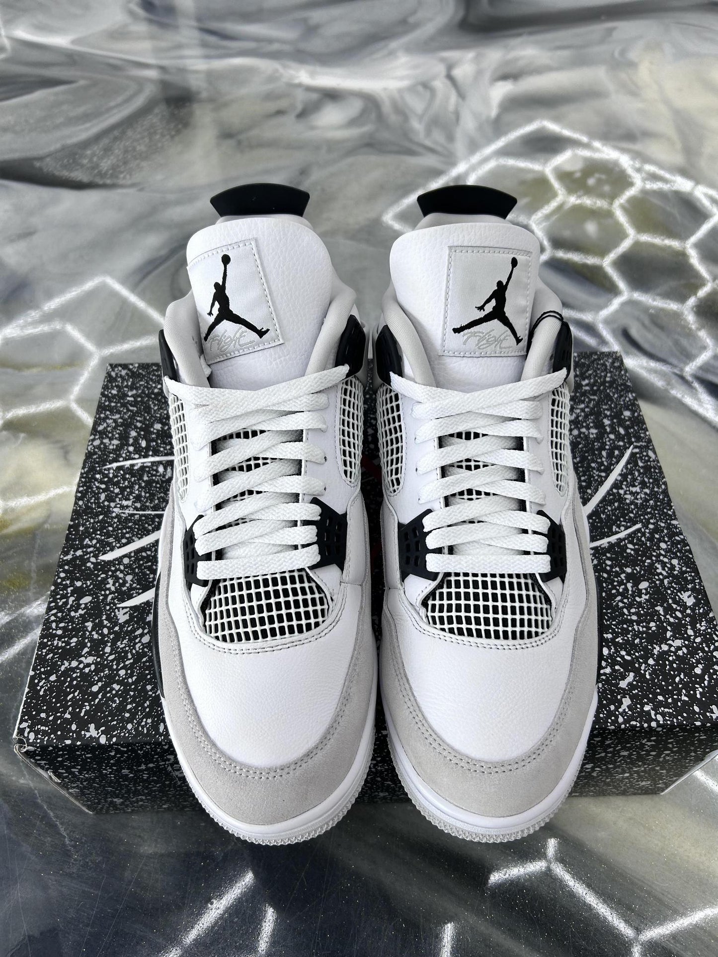 Jordan 4 "Military Black" Used Size 13