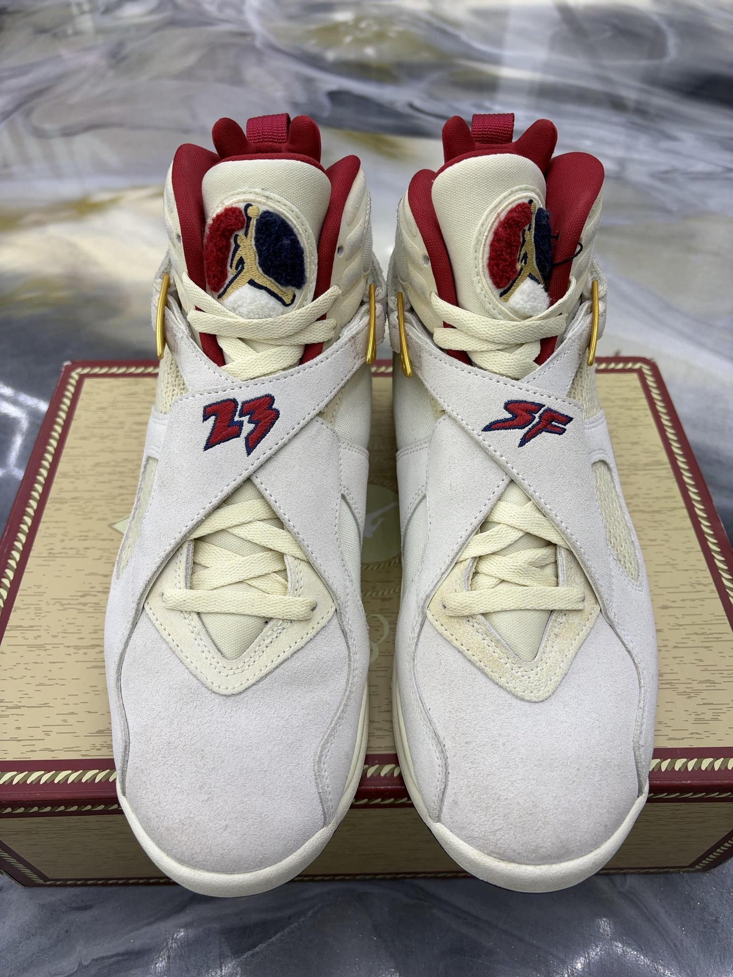 Jordan 8 "Solefly" Used Size 9