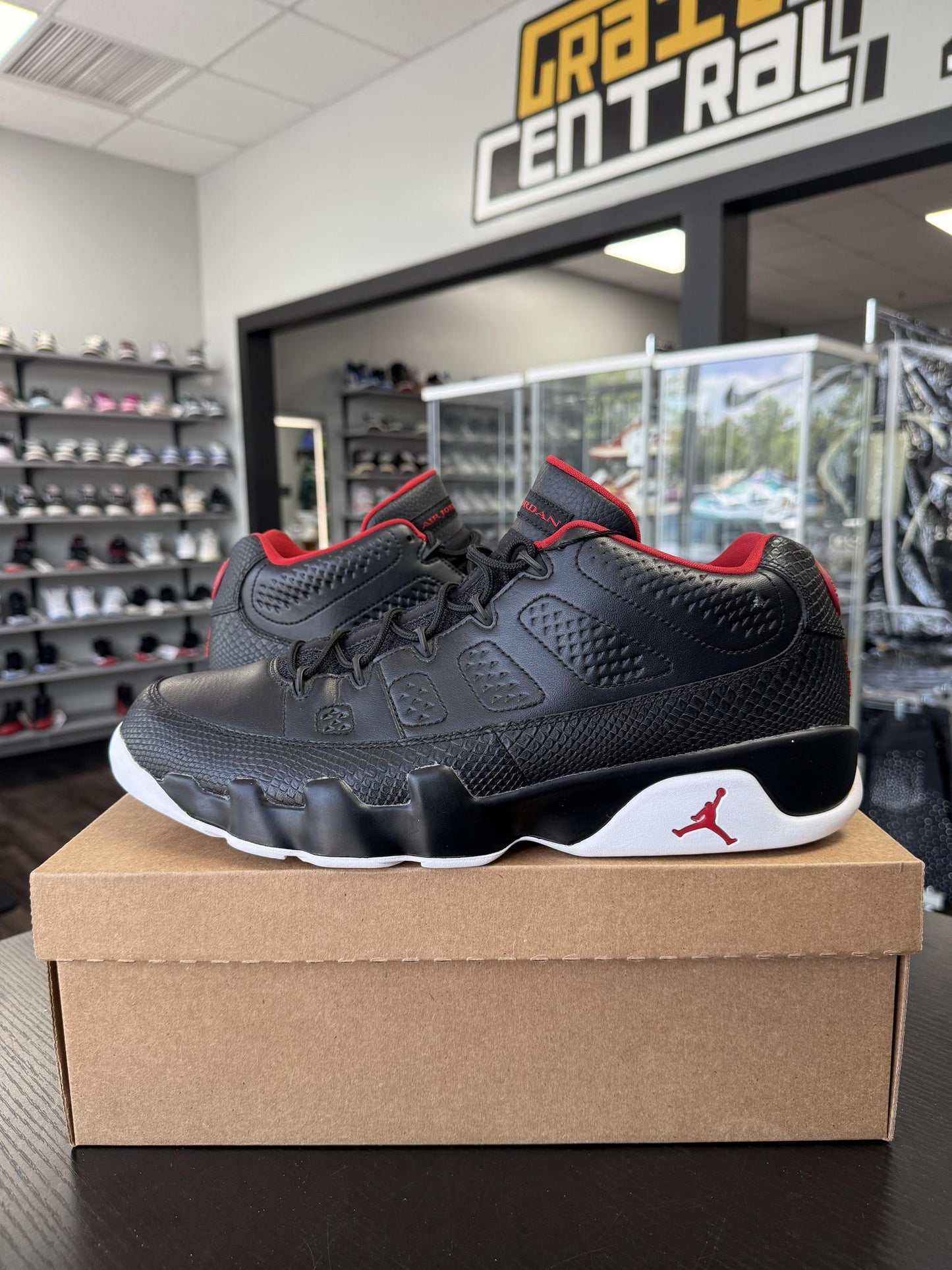 Jordan 9 Low "Snakeskin" Used Size 14